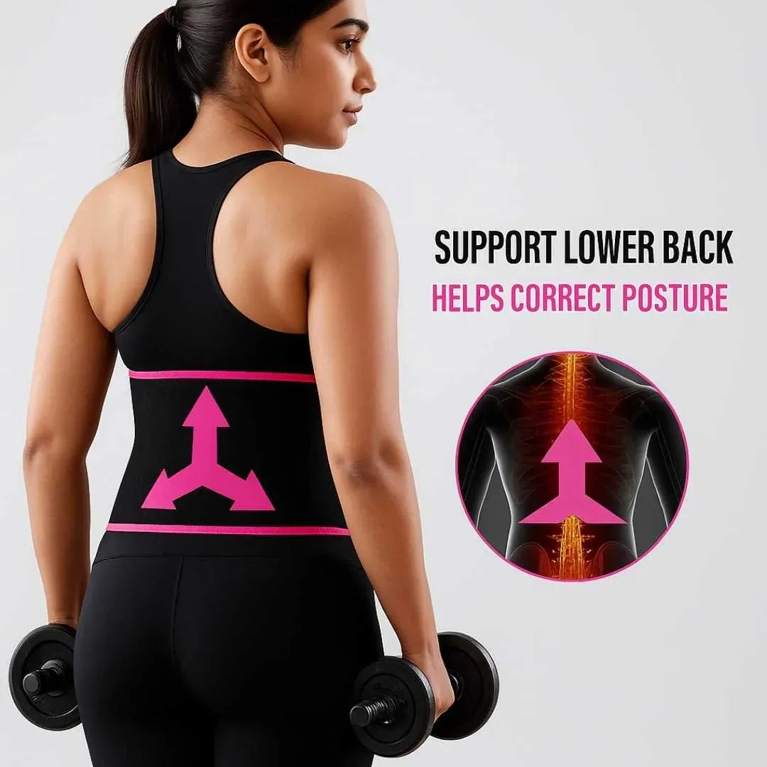 SlimFit™ Sweat Belt – Rapid Waist Fat Burner