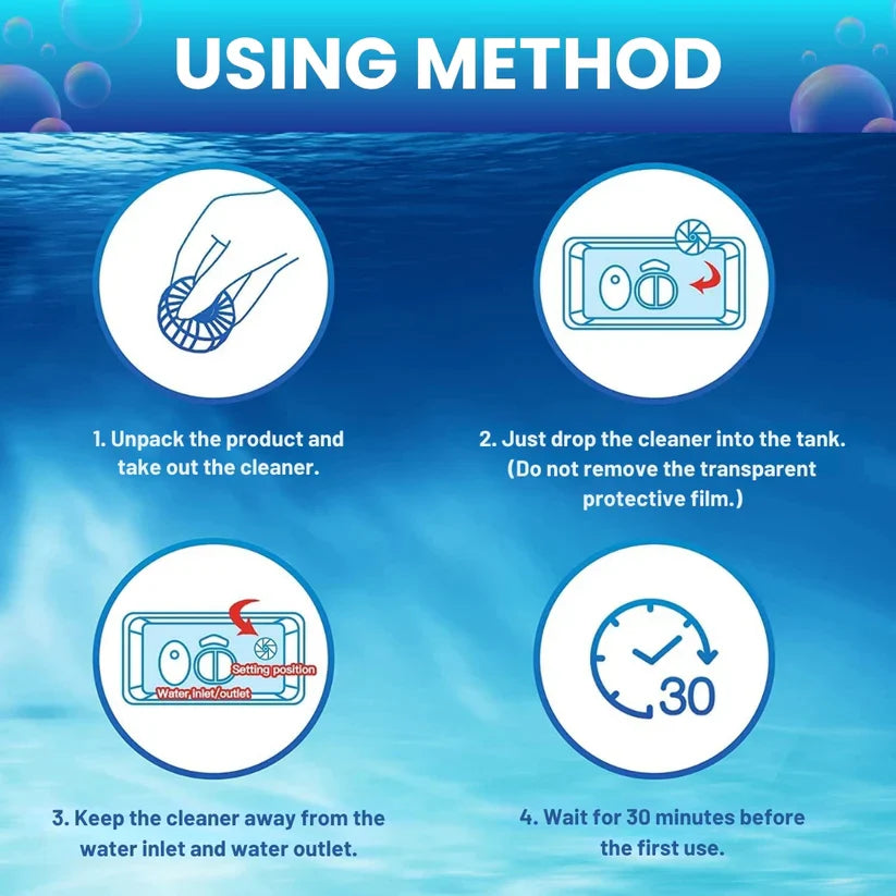 Blue Bubble Automatic Toilet & Bathroom Cleaner Tablets