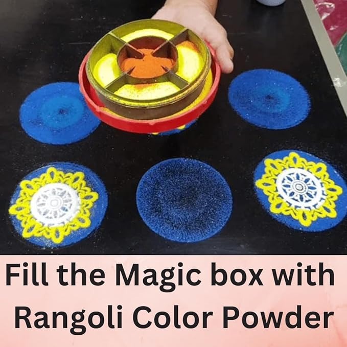4 in 1 DIY Rangoli  Box Pack