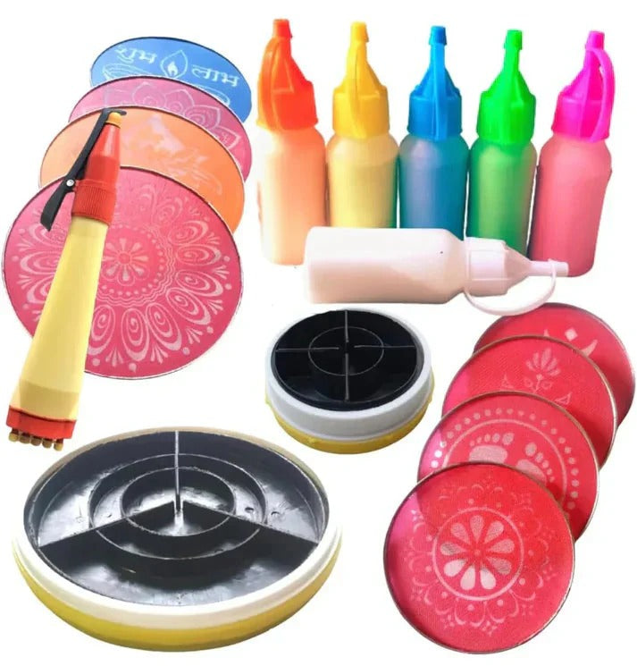 4 in 1 DIY Rangoli  Box Pack