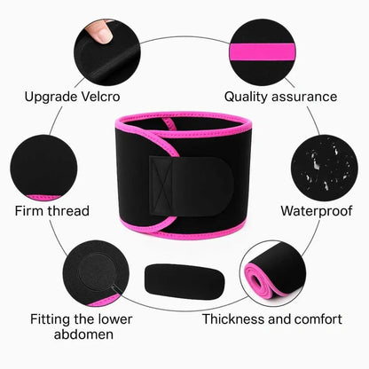 SlimFit™ Sweat Belt – Rapid Waist Fat Burner