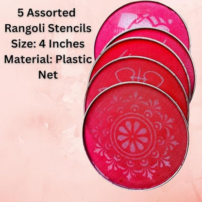 4 in 1 DIY Rangoli  Box Pack