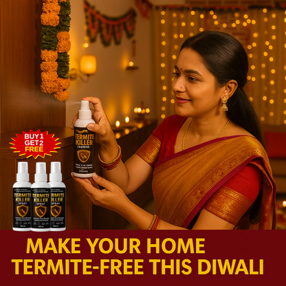 Instant Termite Killer – 3-Pack Spray for Full Home Defence 🛡️