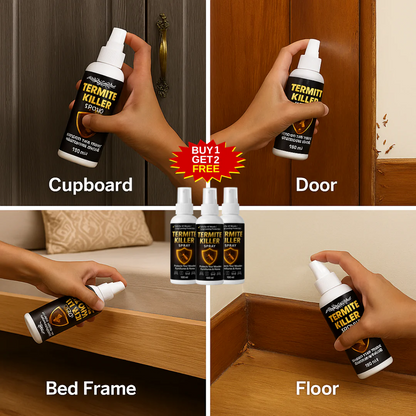 Instant Termite Killer – 3-Pack Spray for Full Home Defence 🛡️