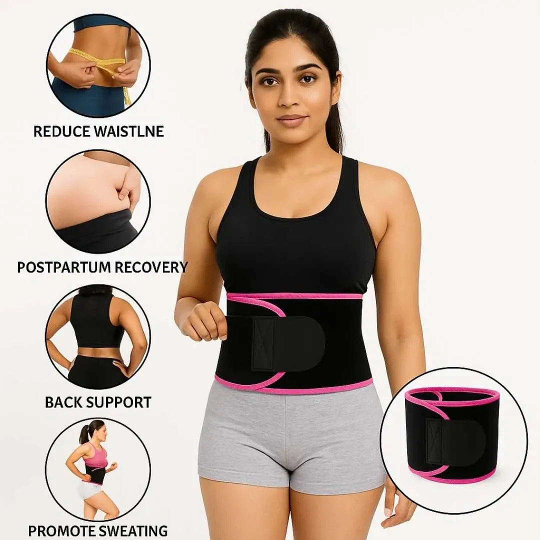SlimFit™ Sweat Belt – Rapid Waist Fat Burner